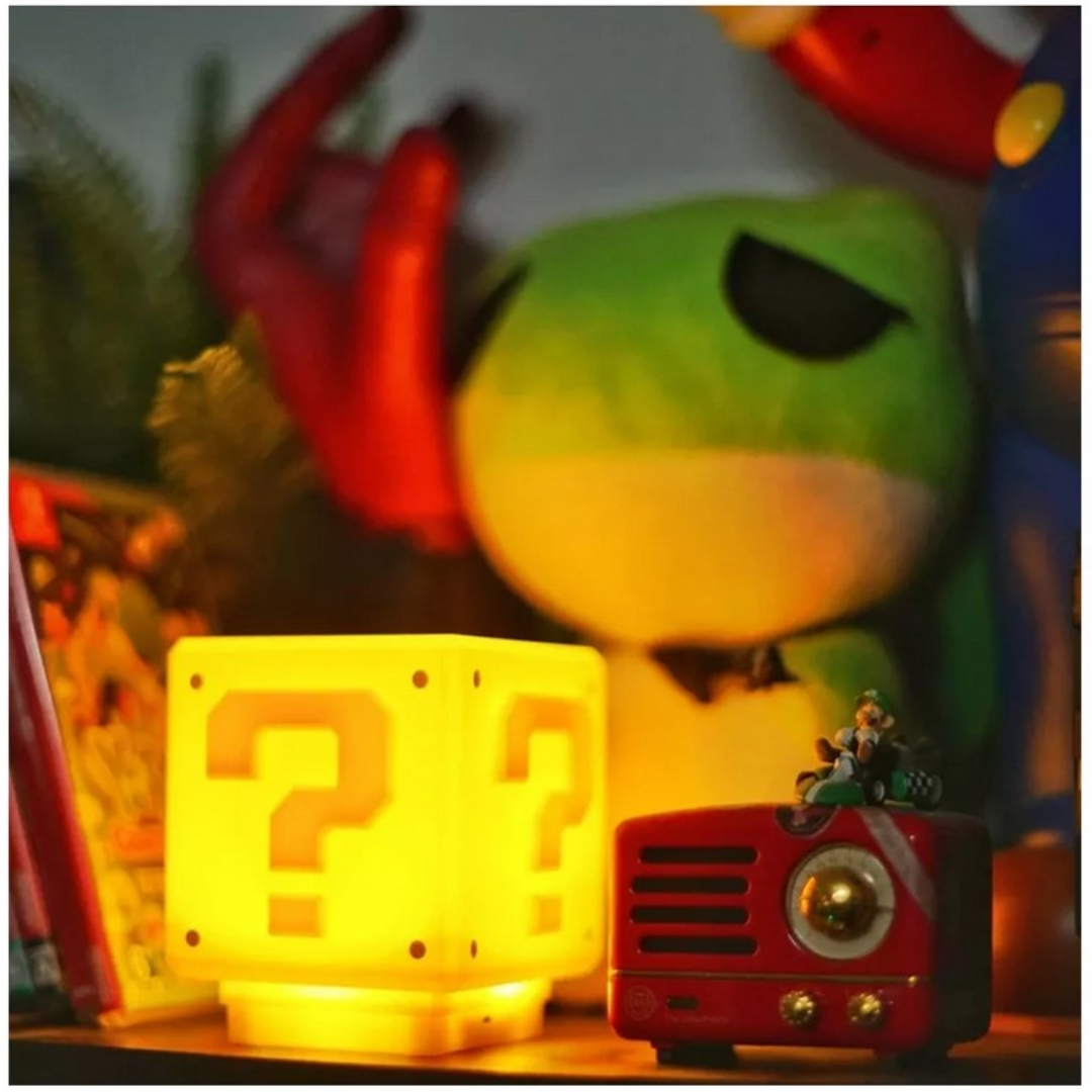 Lámpara Led Mario Bros Nintendo Cubo