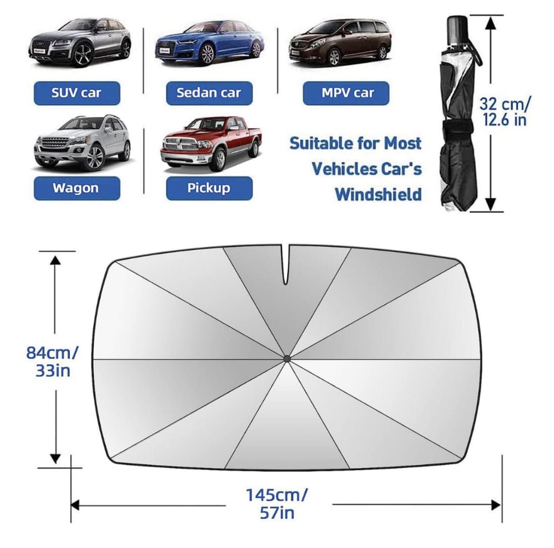 Parasol Plegable para auto